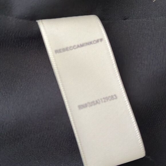 Rebecca Minkoff Ghiradelle Off Shoulder Ruffled Top Small Floral Black halter - Picture 10 of 11